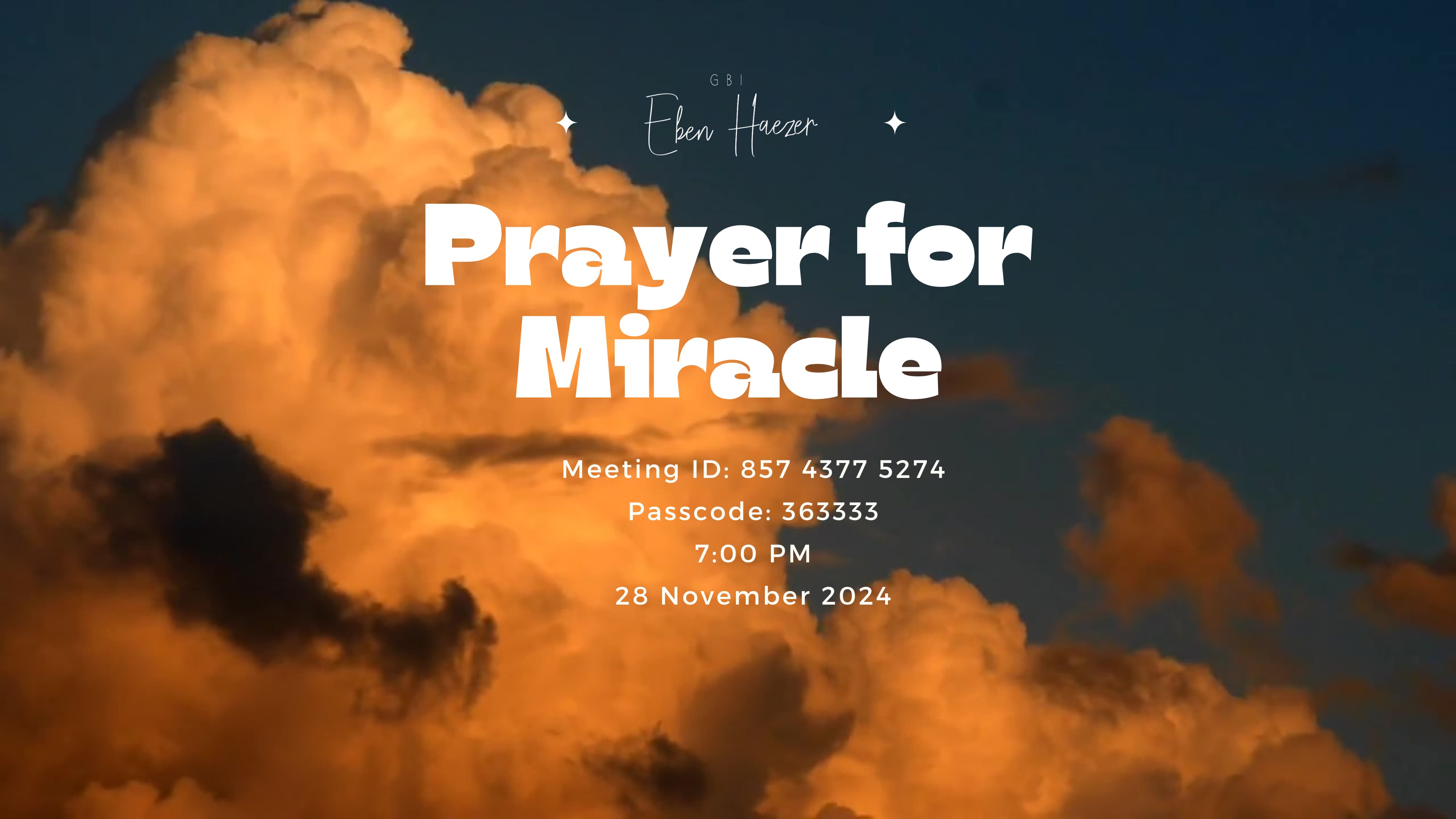 Prayer For Miracle